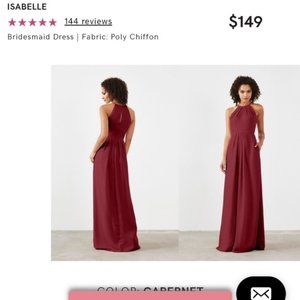 Cabernet Weddington Way Bridesmaid dress